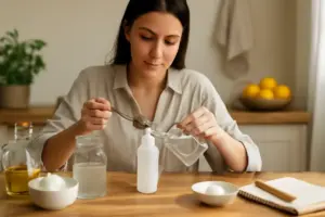 Come fare un detergente struccante naturale a casa? La ricetta facile che riduce le impurità