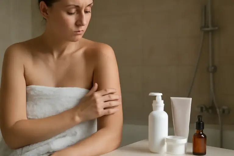 Pelle secca dopo la doccia? Cosa fare secondo i dermatologi e quali ingredienti evitare