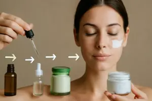 Qual è l’ordine corretto di applicazione dei cosmetici naturali? Il segreto per una pelle compatta