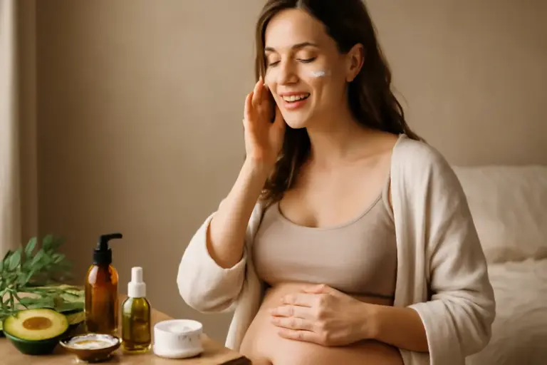 Routine di bellezza in gravidanza: ingredienti naturali sicuri e suggerimenti per una pelle luminosa