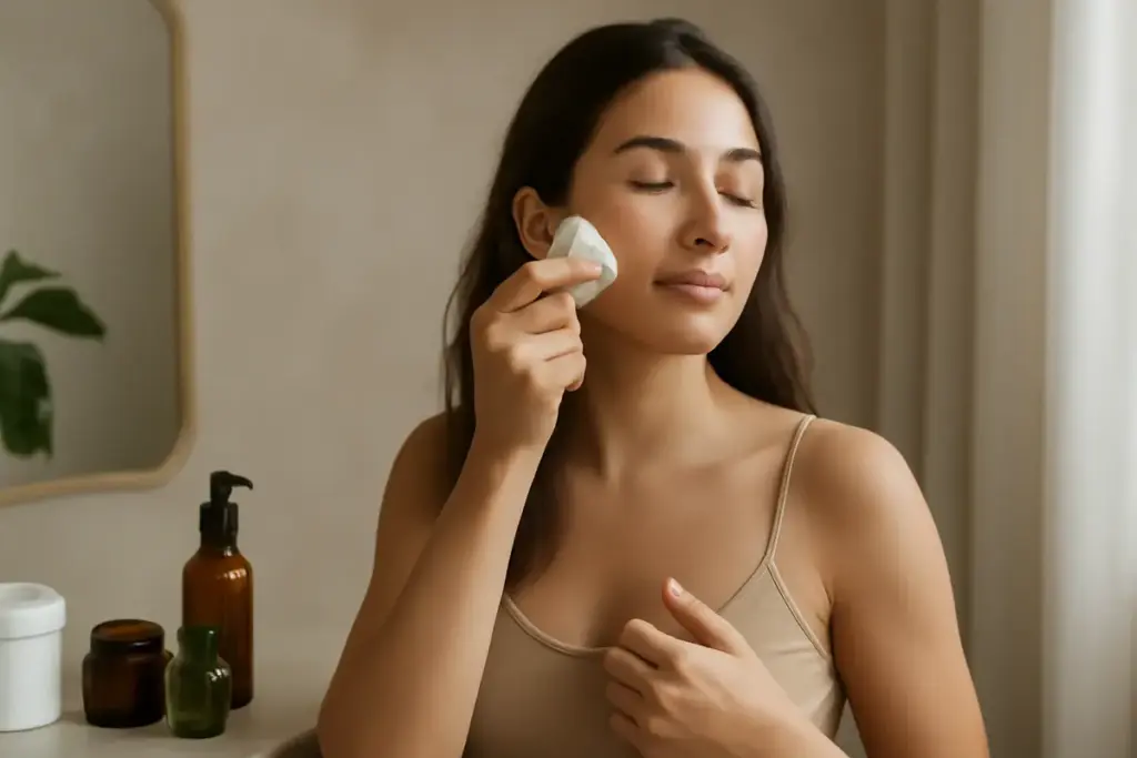 Inserire l’automassaggio nella routine di bellezza: la tecnica che stimola la pelle e potenzia i cosmetici naturali