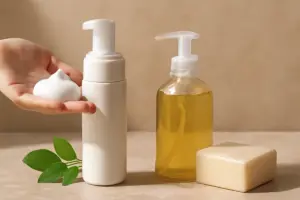 Mousse detergente naturale: benefici e differenze con i tradizionali saponi liquidi
