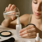 Come si prepara uno spray fissativo trucco naturale? Il dettaglio che trasforma la durata del make-up