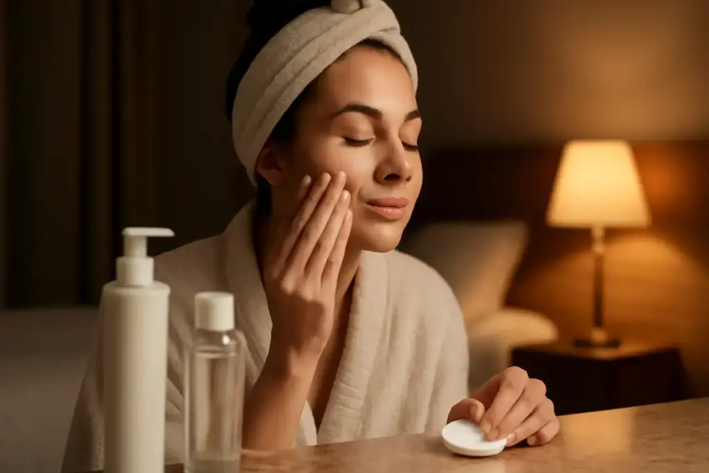 Detersione sera al naturale: la sequenza di prodotti che garantisce freschezza e comfort durante la notte