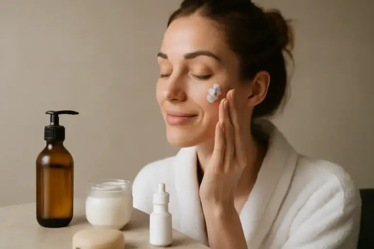 Routine viso minimalista con cosmetici naturali: vantaggi reali per chi ha poco tempo